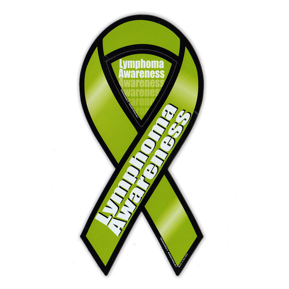 Ribbon Magnet - Lymphoma Cancer Support