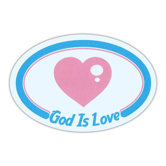 Magnet, Oval, God is Love, 6
