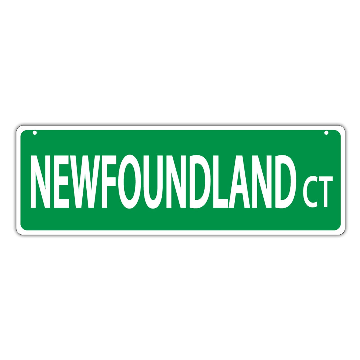 Novelty Street Sign - Newfoundland Court 