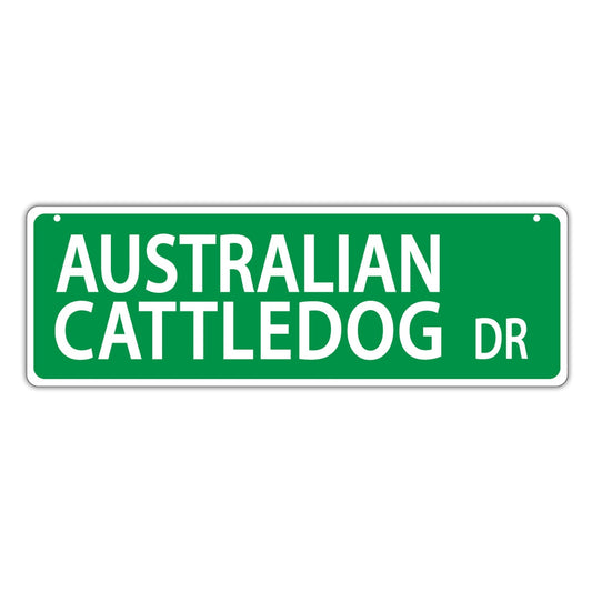 Street Sign, Plastic, Australian Cattledog Drive, 17