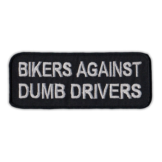 Patch, Embroidered Patch, Bikers Against Dumb Drivers, 4