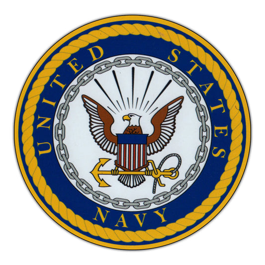 Magnet, Round, United States Navy, 5