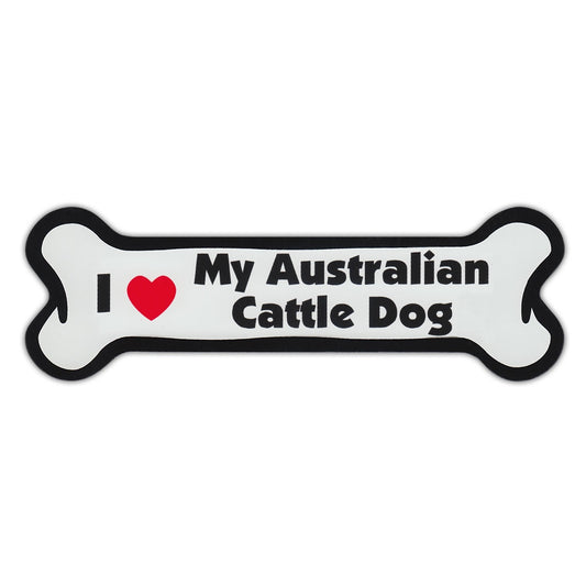 Magnet, Dog Bone, I Love My Australian Cattle Dog, 7