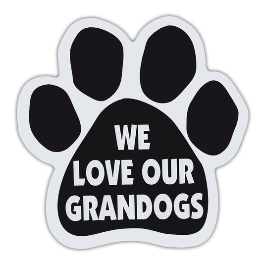 Magnet, Dog Paw, We Love Our Grandogs, 5.5