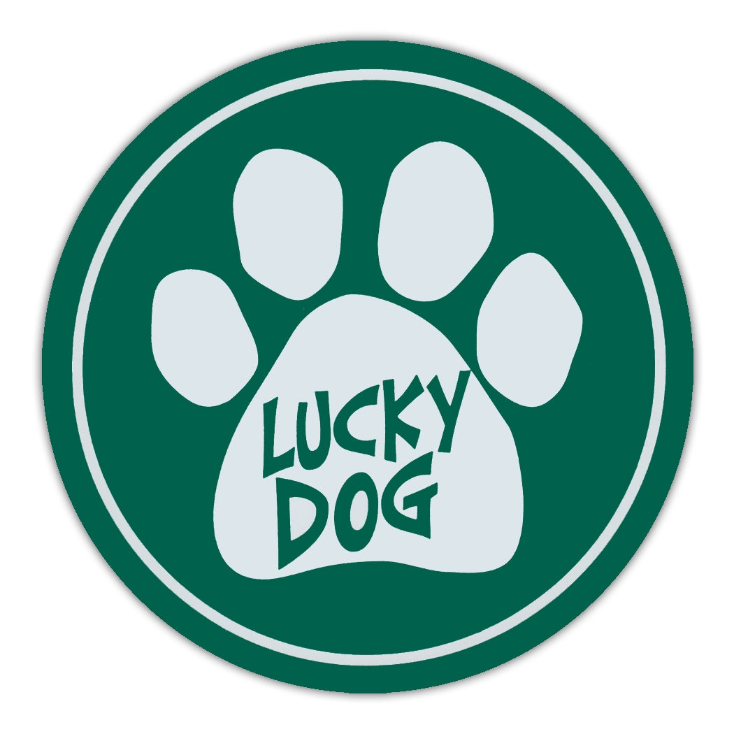 Round Magnet - Lucky Dog