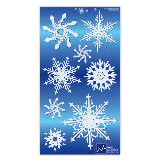 Magnets, Magnet Pack, Set of 8, Snowflakes, 1.25