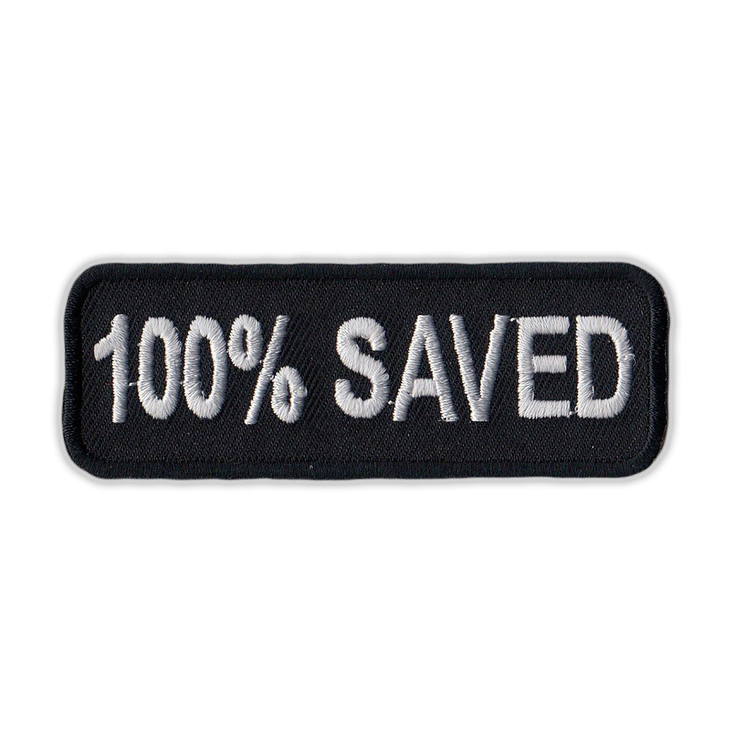 Patch - 100% Saved (Black)