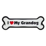 Dog Bone Magnet - I Love My Grandog