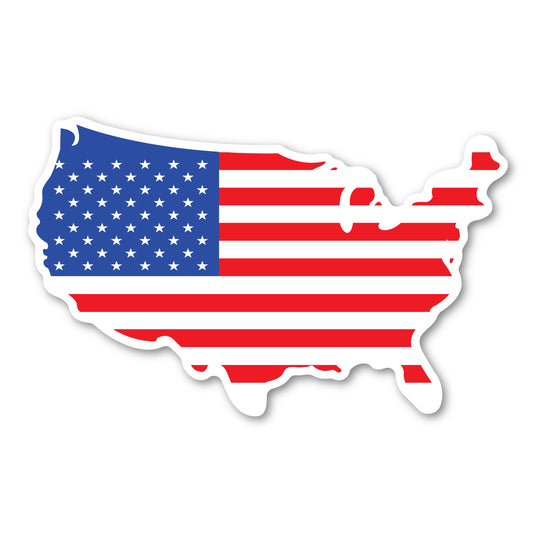 Magnet, USA Flag Magnet (United States Shaped), 8