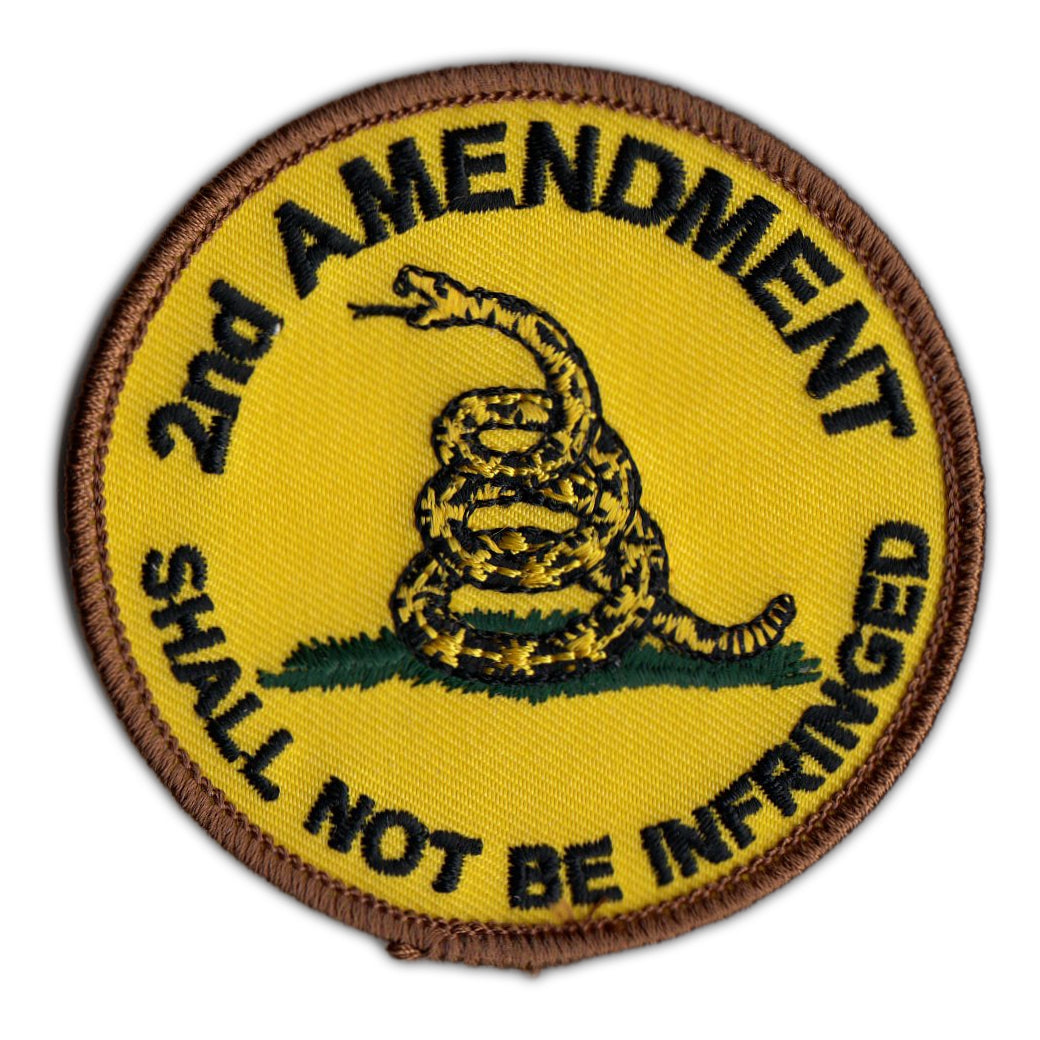 Patch - Motorcycle Biker Jacket/Vest Patch - Gadsden Flag Patch Don't Tread On Me 