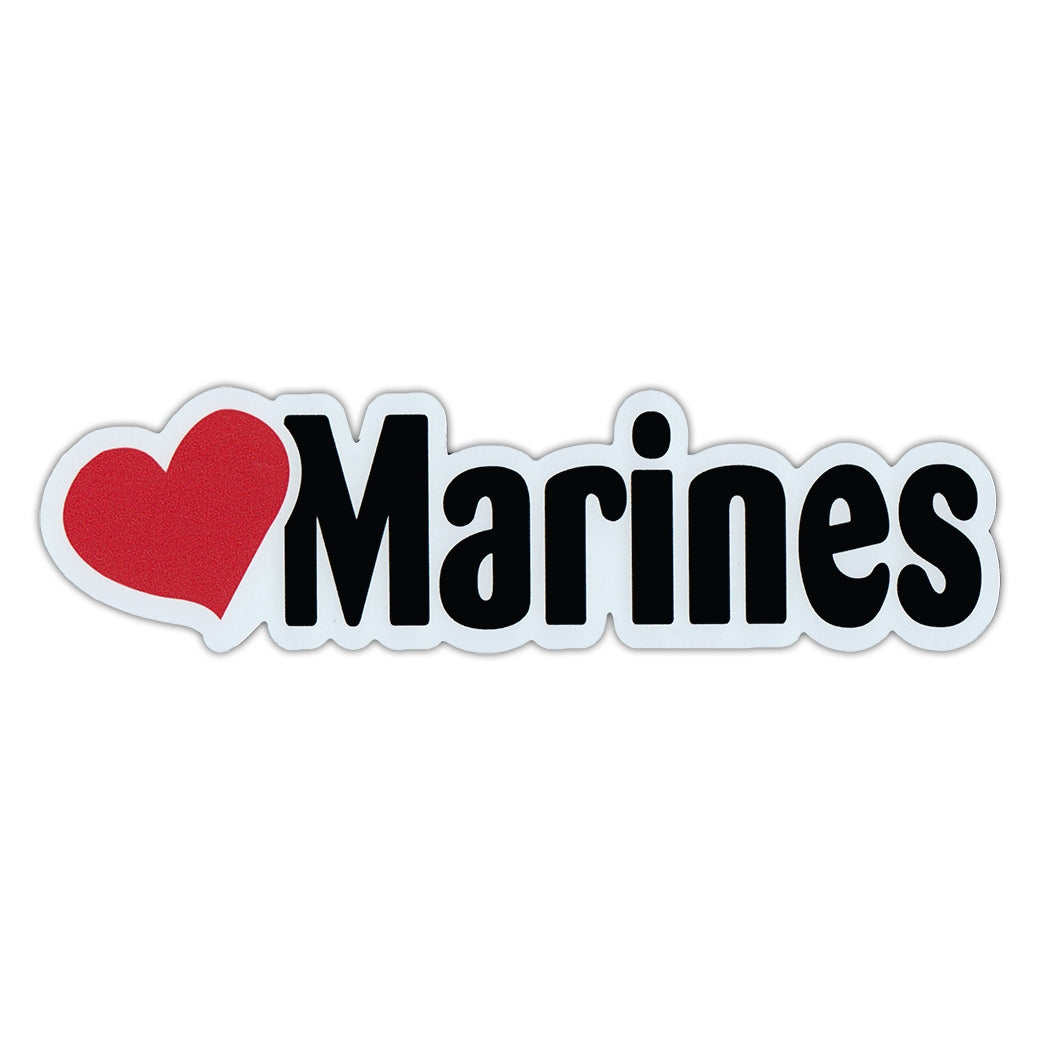 Word Magnet - Love Marines (2" x 7")