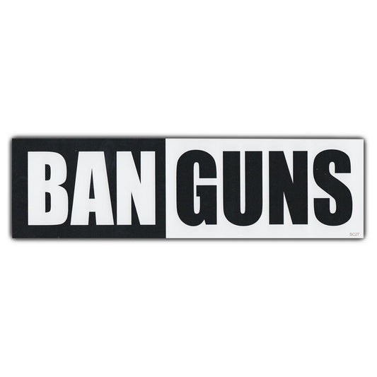 Sticker, Bumper Sticker, Ban Guns, 10