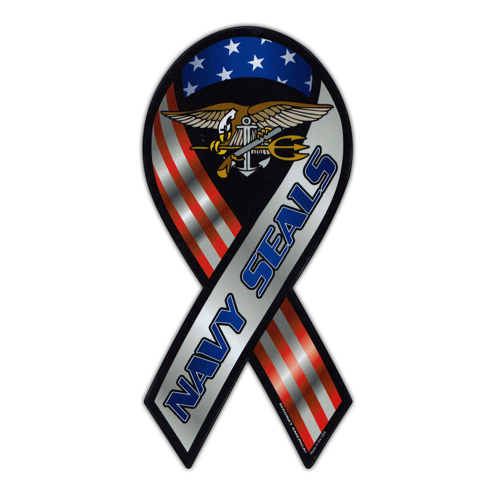 Ribbon Magnet - Navy Seals