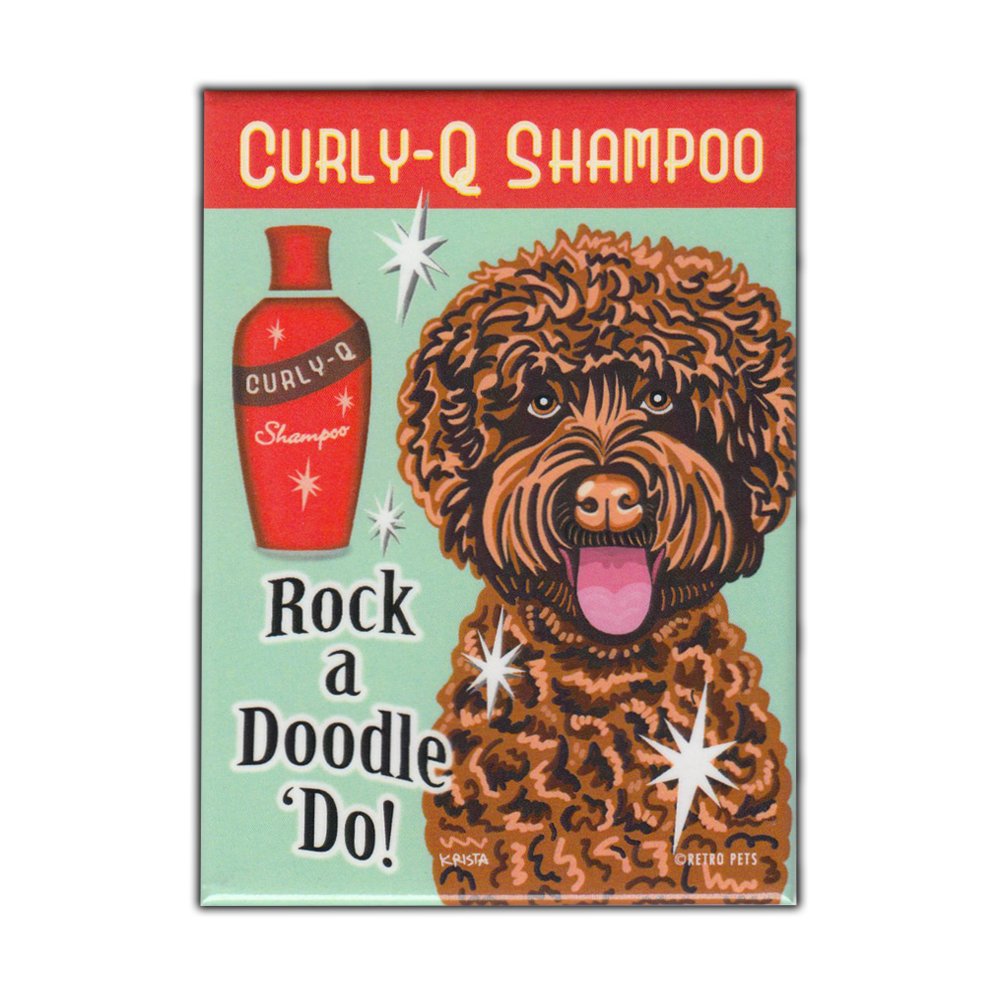 Refrigerator Magnet - Curly-Q Shampoo