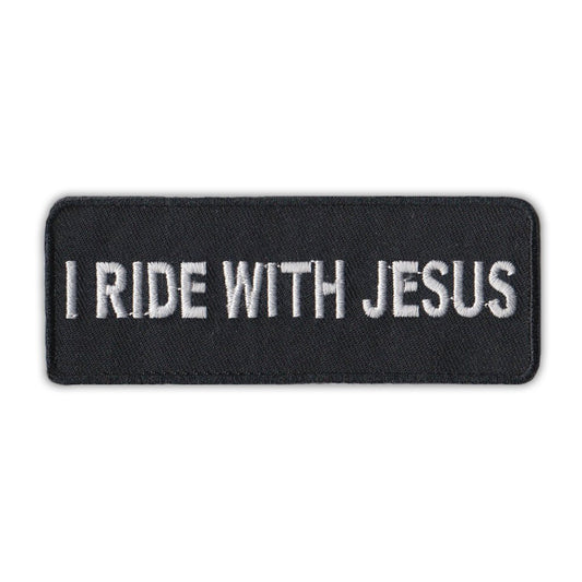 Patch, Embroidered Patch, I Ride With Jesus, 4