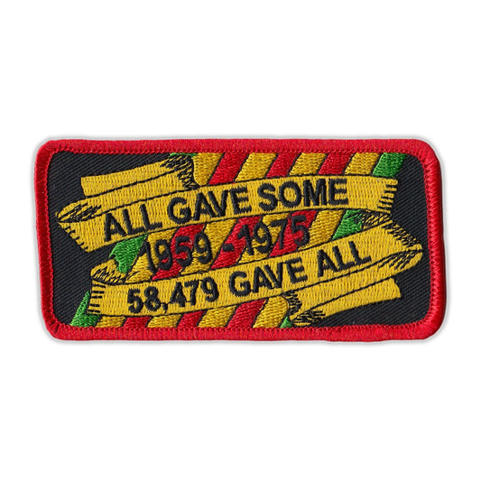 Patch, Embroidered Patch, All Gave Some, 58,479 Gave All, Vietnam Ribbon, 4