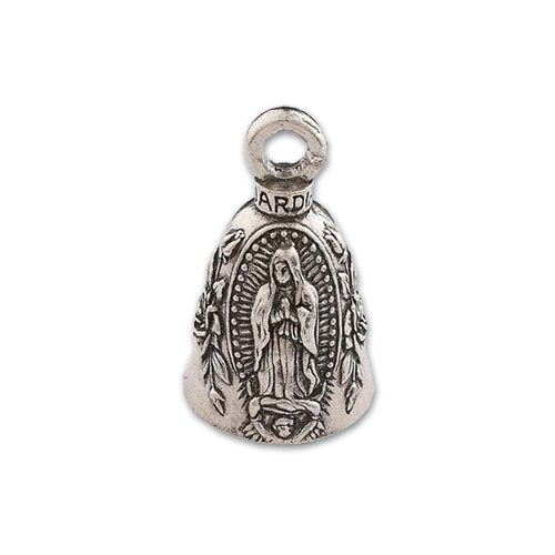 Guardian Bell, Metal, Virgin Mary, Religion, Christianity, Motorcycle Rider, Biker, Good Luck Bell, .75