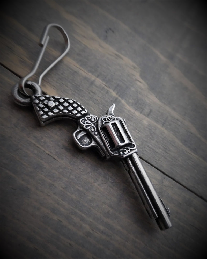 Zipper Pull - Revolver (.75" x 1.5")