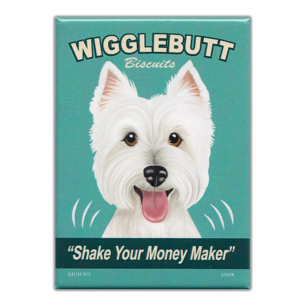 Refrigerator Magnet - Wigglebutt Biscuits, Shake Your Money Maker