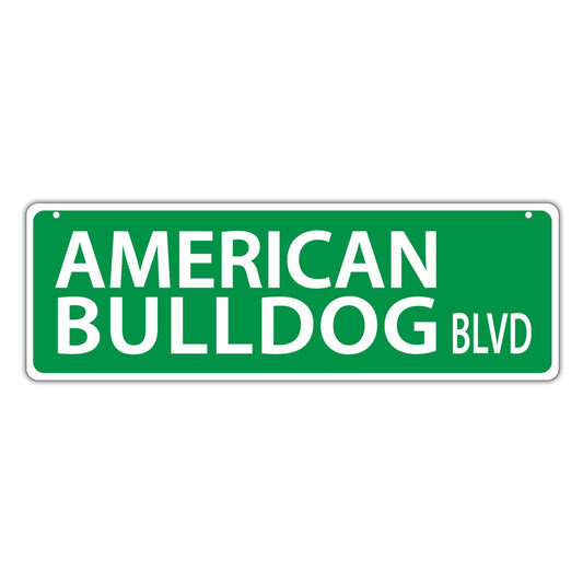 Street Sign, Plastic, American Bulldog Blvd, 17