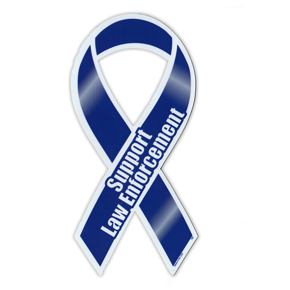 Ribbon Magnet - Support Law Enforcement