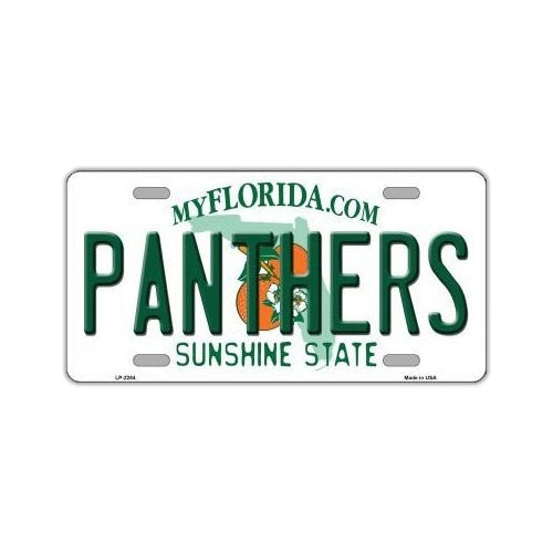 NHL Hockey License Plate Cover - Florida Panthers