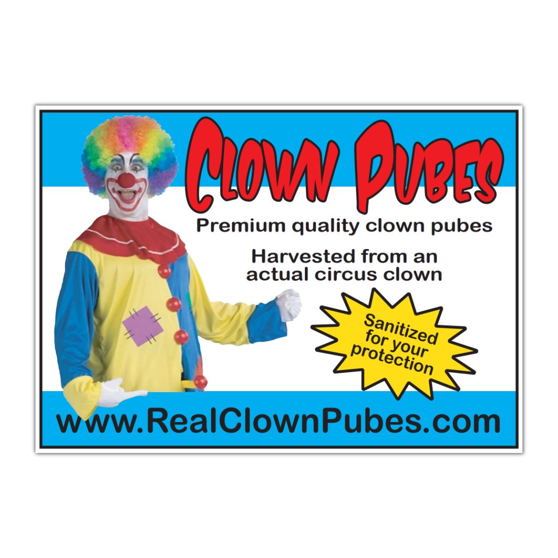 Clown Pubes Label