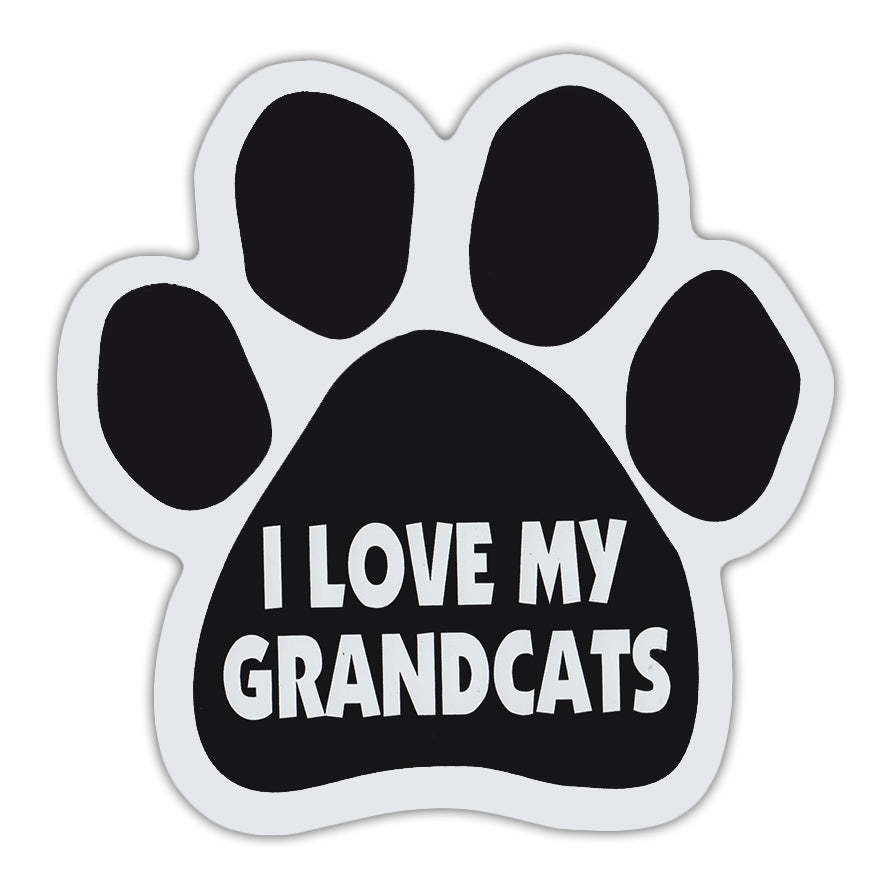 Cat Paw Magnet - I Love My Grandcats