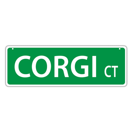 Street Sign, Plastic, Corgi Court, 17
