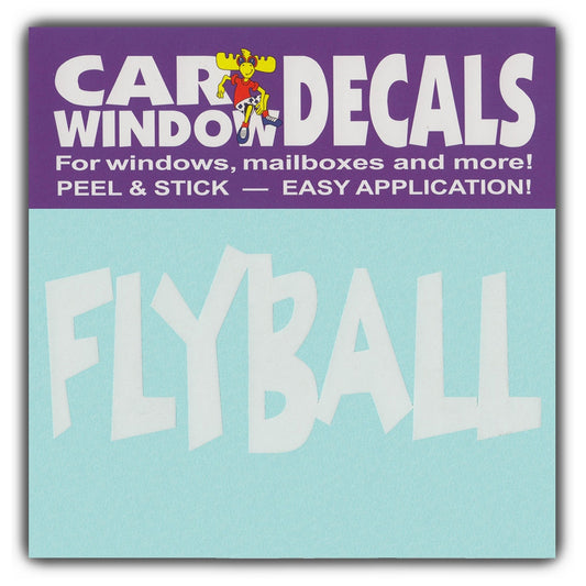 Decal, Window Decal, Flyball, 4.5