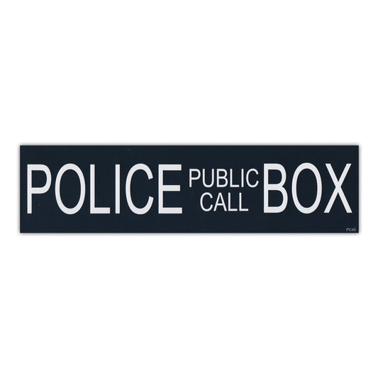 Sticker, Bumper Sticker, Police Public Call Box Tardis Sticker, GIANT SIZE!, 15