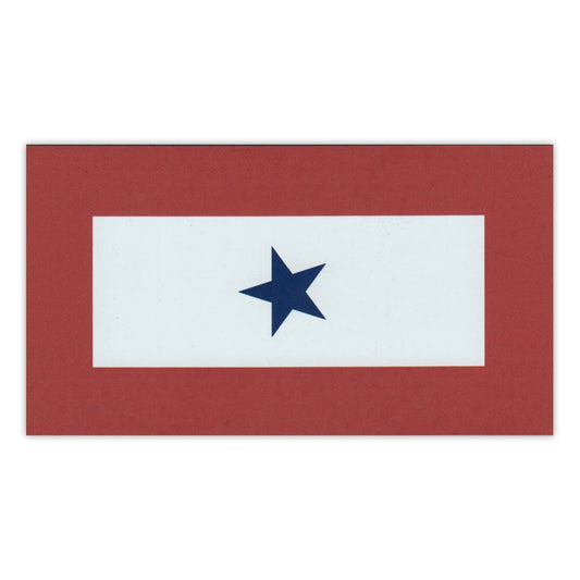 Magnet, Blue Star Service Flag, 1 Star, 5.5