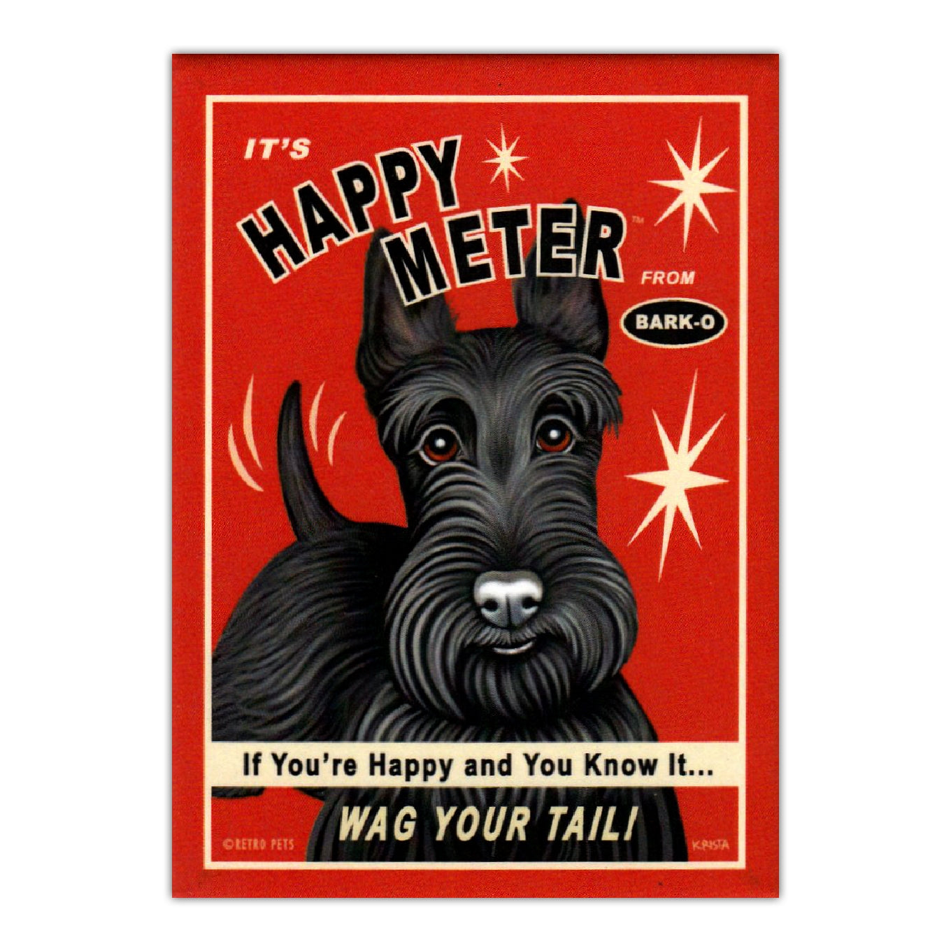 It's Happy Meter Wag Your Tail, Scottish Terrier