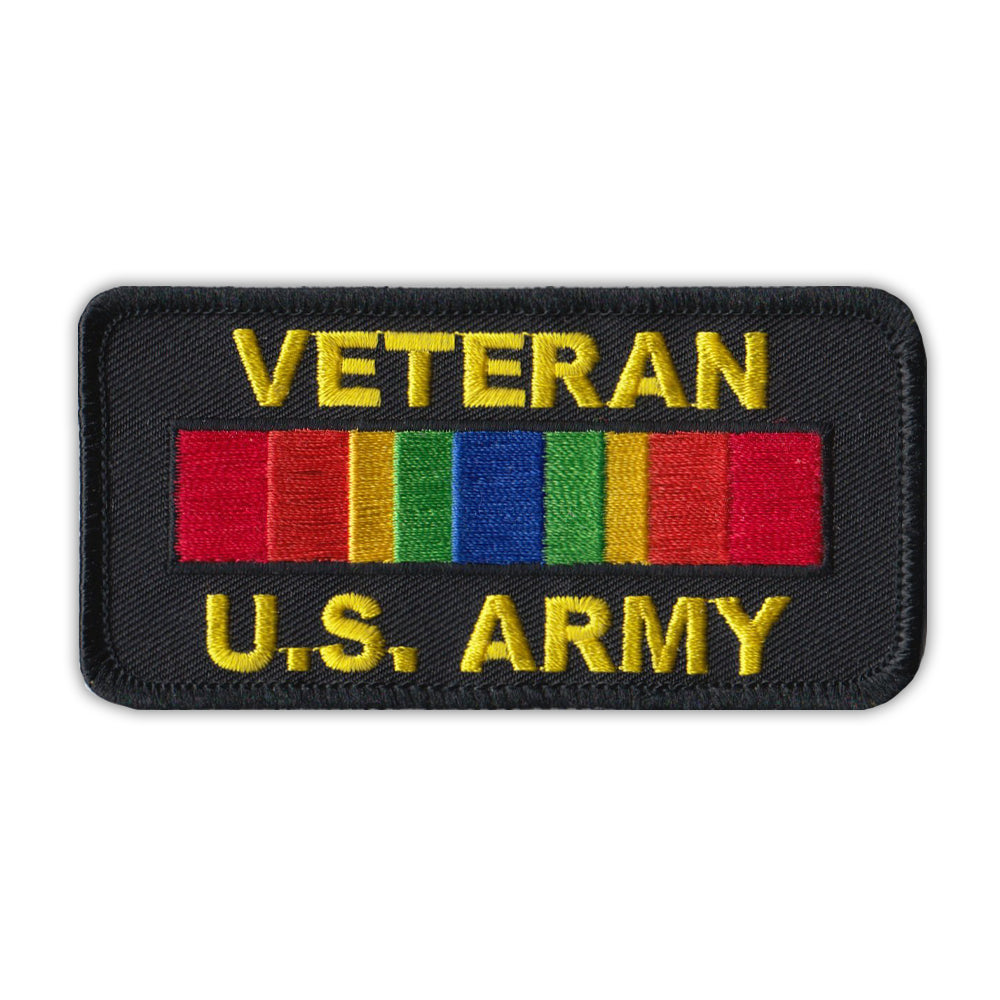 Embroidered Patch - U.S. Army Service Ribbon (4" x 2")