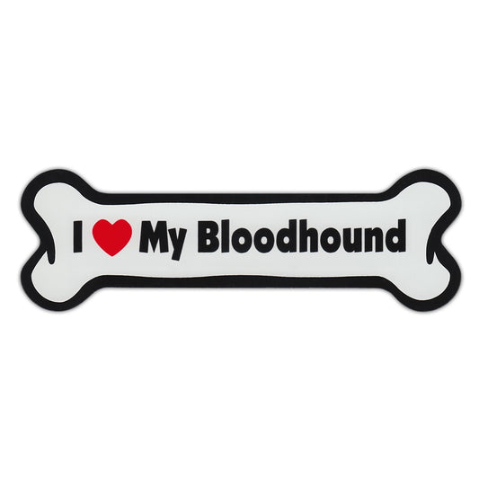 Magnet, Dog Bone, I Love My Bloodhound, 7