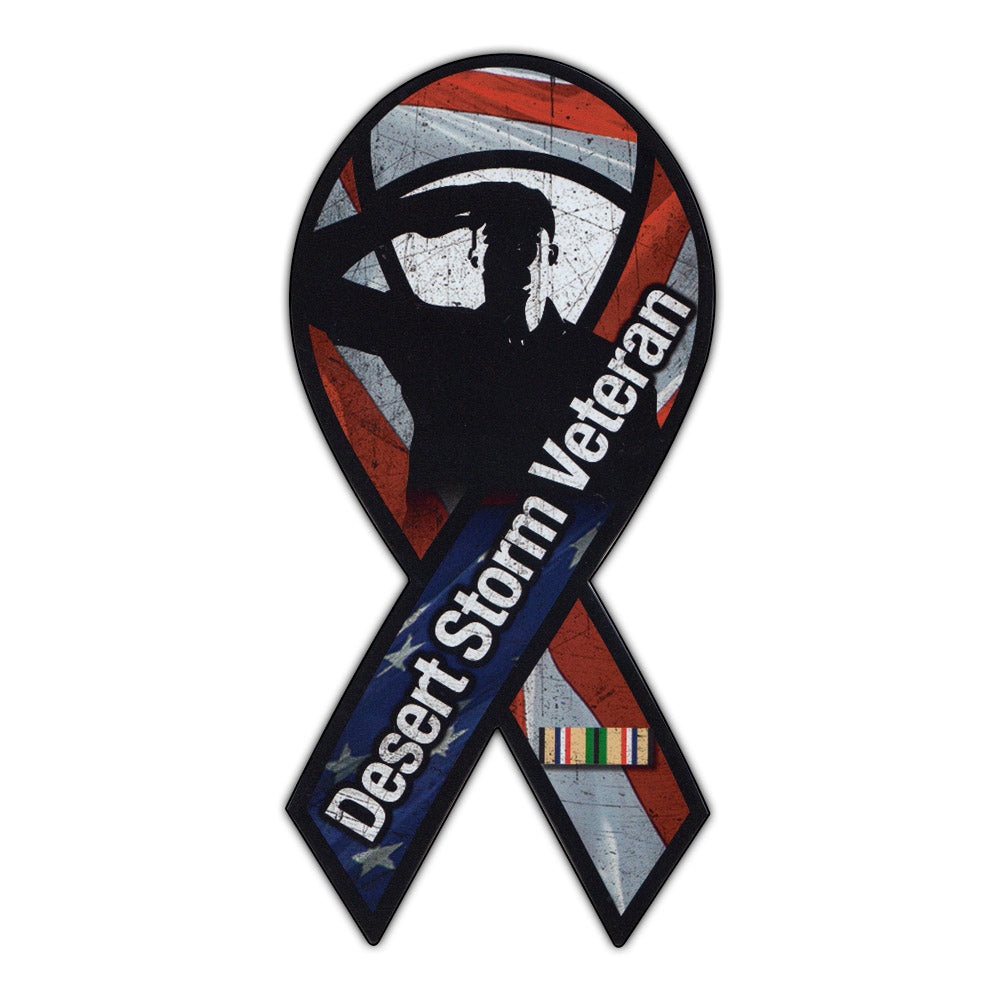 Ribbon Magnet - Desert Storm Veteran