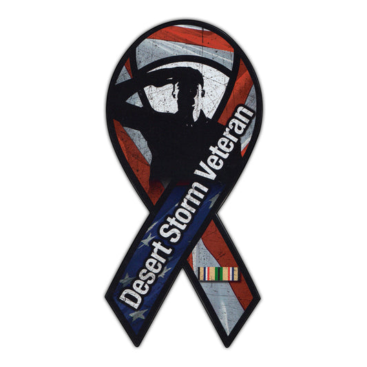 Magnet, Ribbon, Desert Storm Veteran, 4