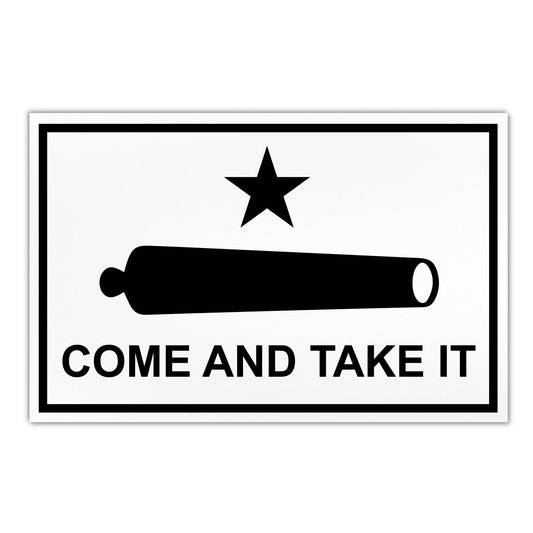 Magnet, Giant Size, Come and Take It Flag (Cannon), 12
