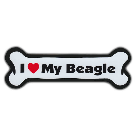 Magnet, Dog Bone, I Love My Beagle, 7