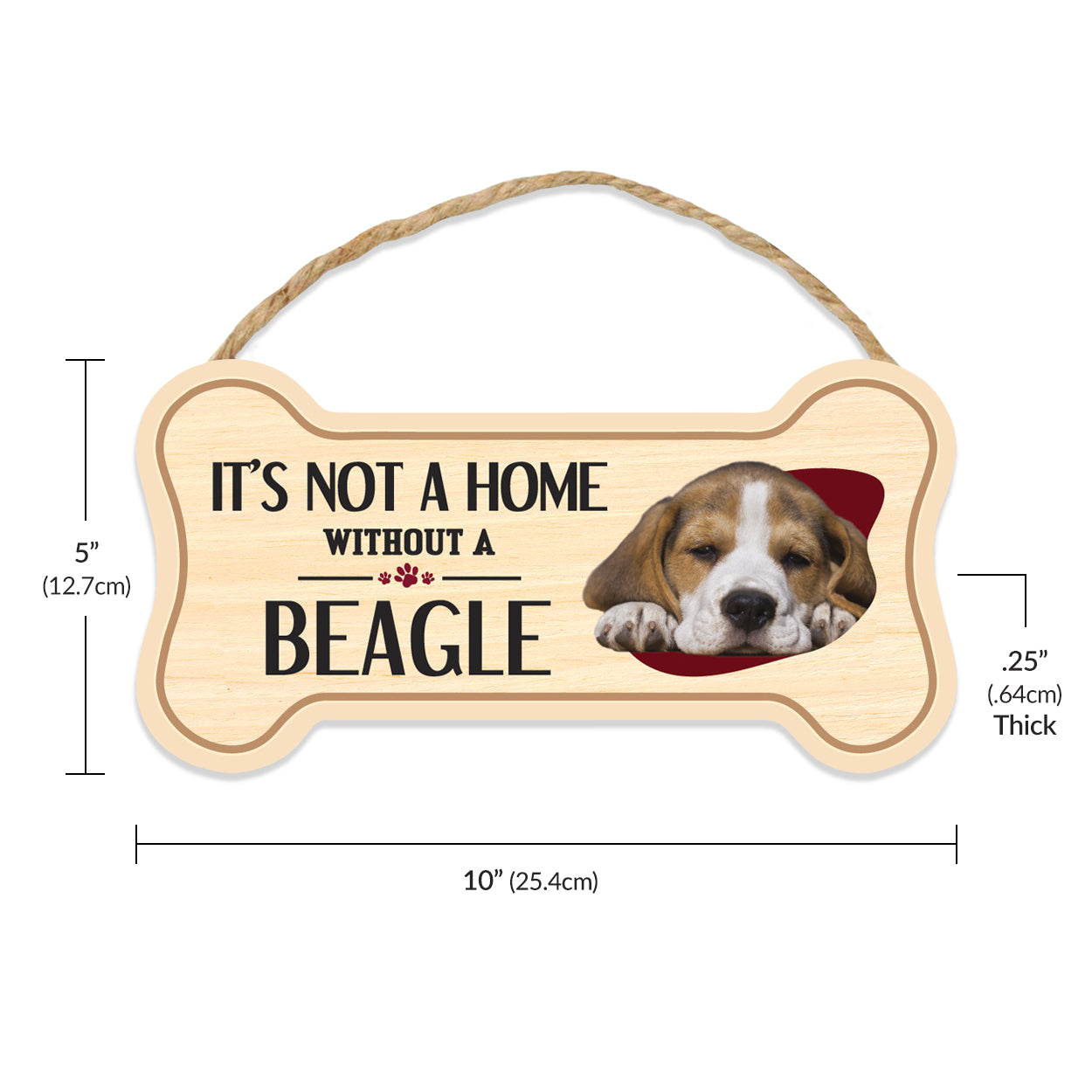 Dog Bone Sign Dimensions