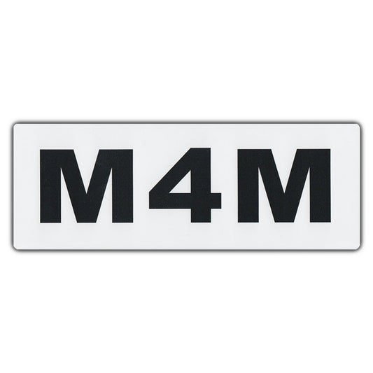 Sticker, Bumper Sticker, M4M, Man For Man, 8