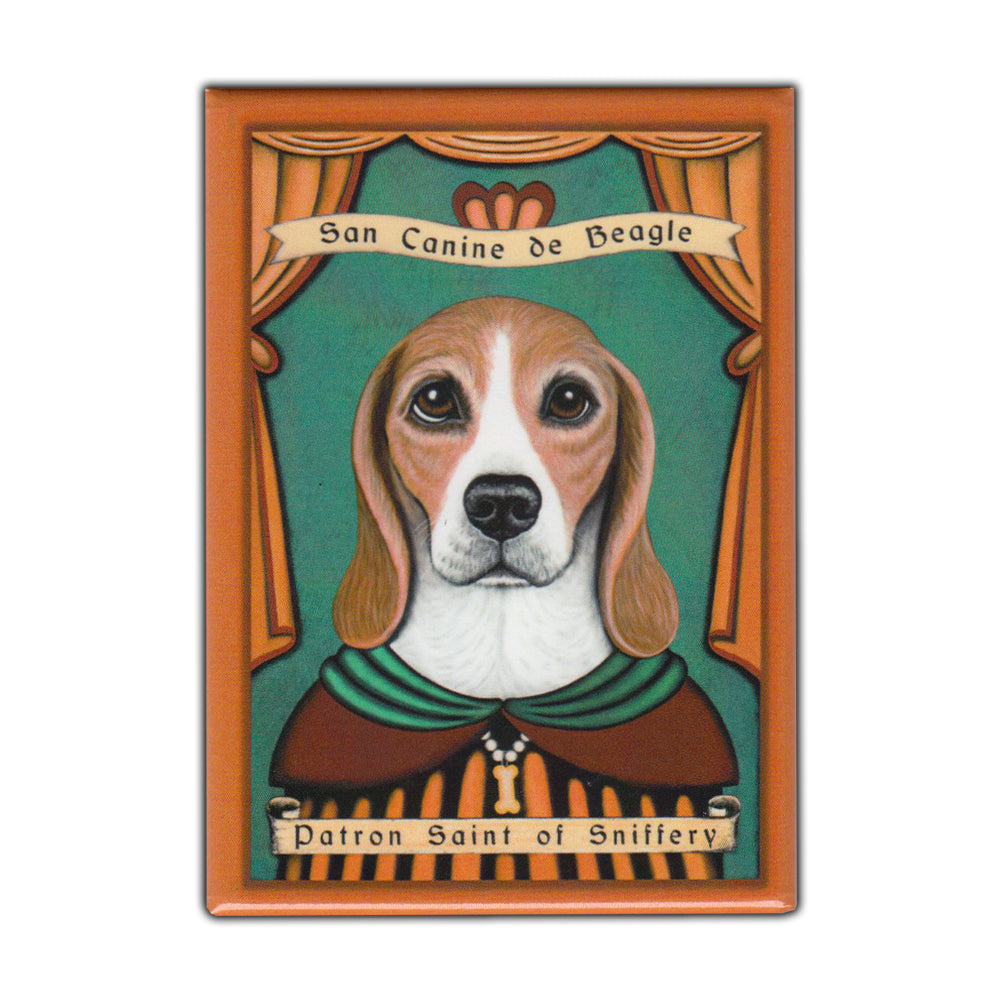 Refrigerator Magnet - Patron Saint Dog Series, Beagle