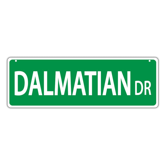 Street Sign, Plastic, Dalmatian Drive, 17