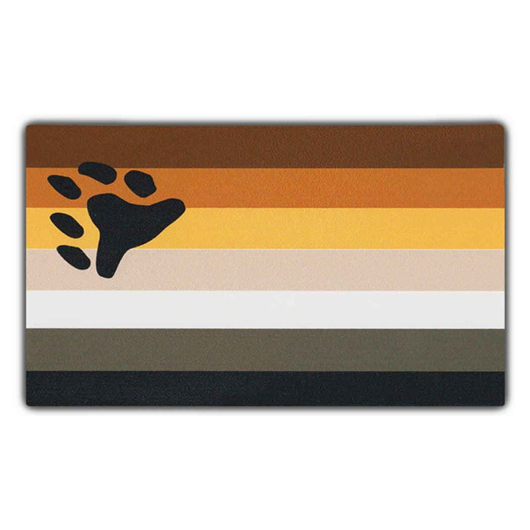 Bumper Sticker - Bear Pride Flag 