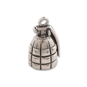 Guardian Bell, Metal, Hand Grenade, Grenade, Motorcycle Rider, Biker, Good Luck Bell, .75