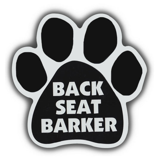 Magnet, Dog Paw, Back Seat Barker, 5.5