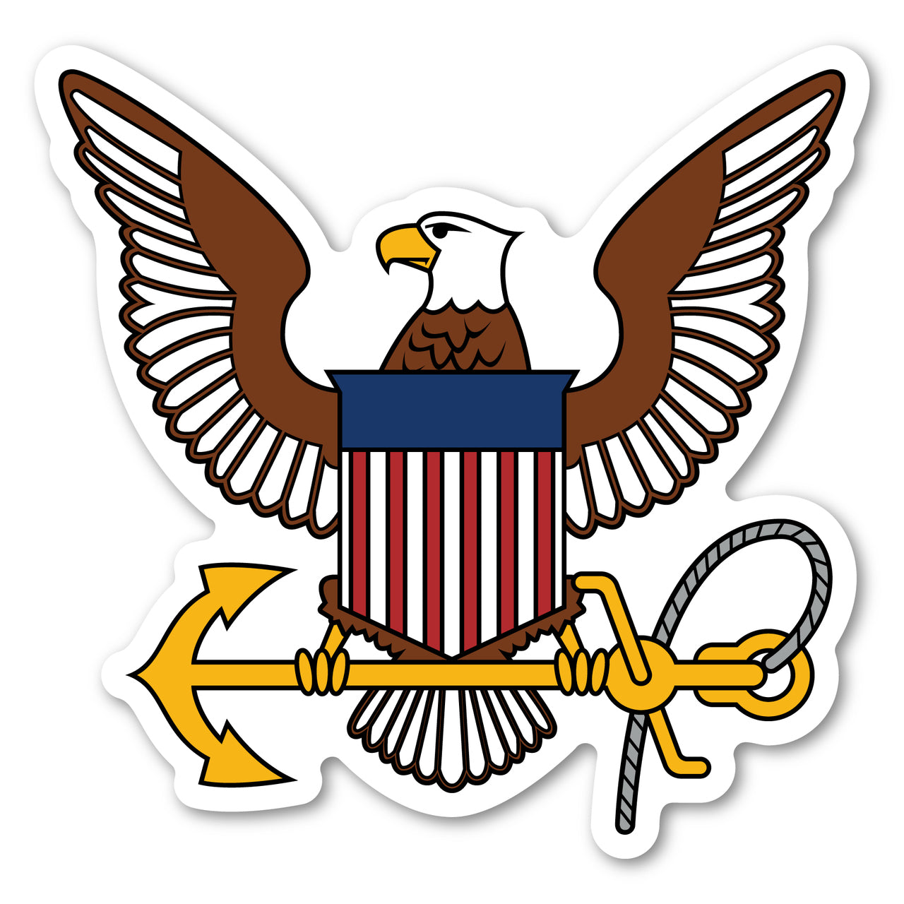 Magnet - United States Navy Logo Magnet (4.75" x 4.75")