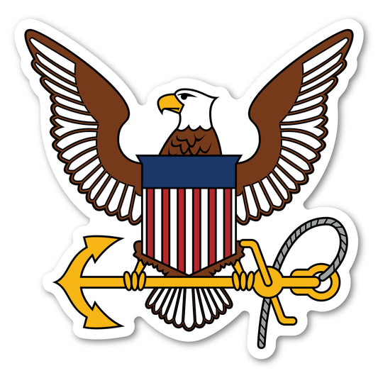 Magnet, United States Navy Logo Magnet, USN, 4.75