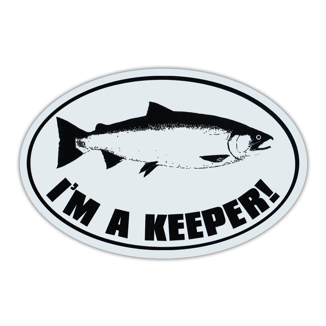 Oval Magnet - I'm A Keeper