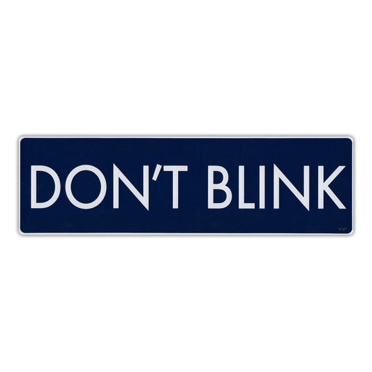 Sticker, Bumper Sticker, Don't Blink, Doctor Who, 10